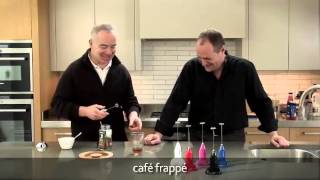 How to make a frappé coffee using an aerolatte milk frother [upl. by Dovev856]