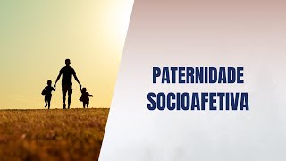 Paternidade socioafetiva [upl. by Eeimaj]