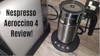 Nespresso Aeroccino 4 Milk Frother Review  Worth upgrading from the Aeroccino 3 [upl. by Auqinahs]