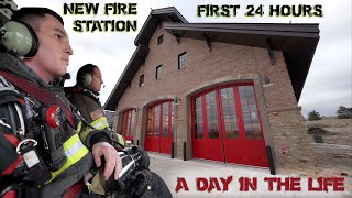 First 24 Hours in a New Fire Station  A Day in the Life [upl. by Eimrots]