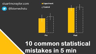 Ten Statistical Mistakes in 5 Min [upl. by Euqinotna]