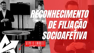 DIREITO DE FAMÍLIA Reconhecimento de filiação socioafetiva [upl. by Aniret]