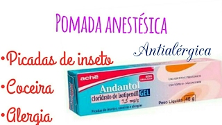 Resenha PomadaAndantol Gel [upl. by Apeed]