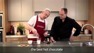 How to make a hot chocolate using an aerolatte milk frother [upl. by Eisenberg]