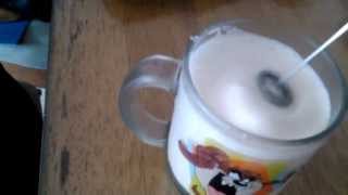 Aerolatte Review Frothing Cold Milk In Under 1 Minute [upl. by Olatha]